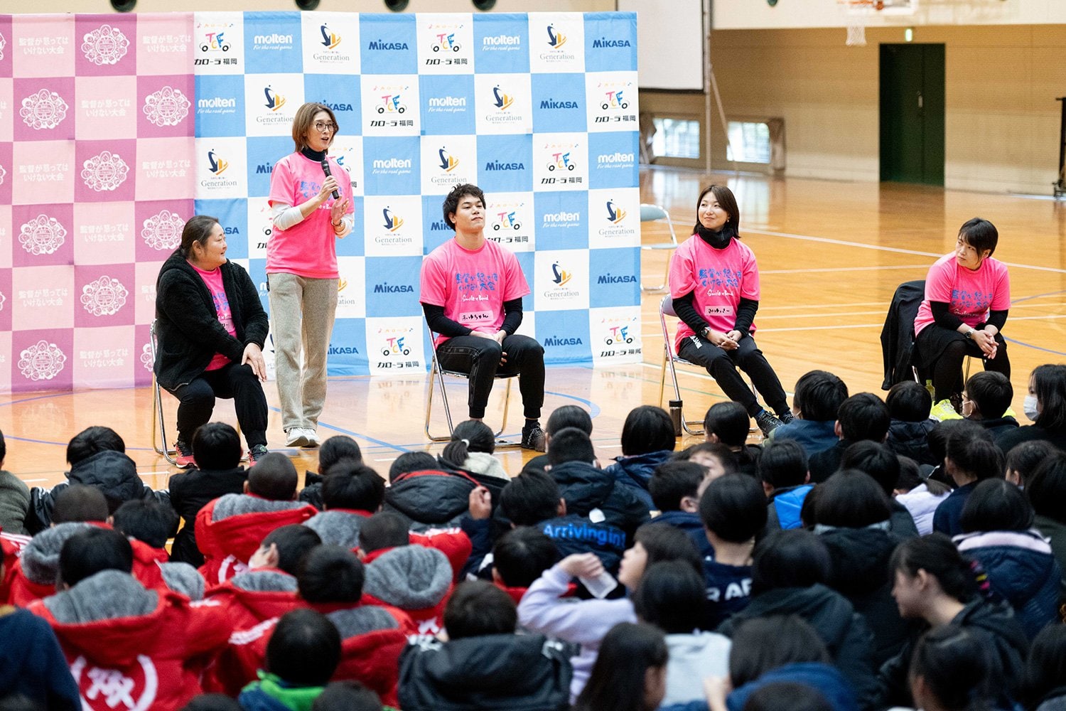 HEROsアスリートも複数参加。着席左から髙山樹里さん、吉田冬優さん、竹村幸さん、小川和紗選手