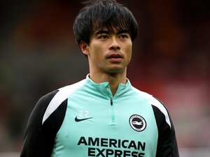 2月21日ブレントフォード戦。ブライトン7試合ぶりの勝利に貢献した三笘薫（28歳）