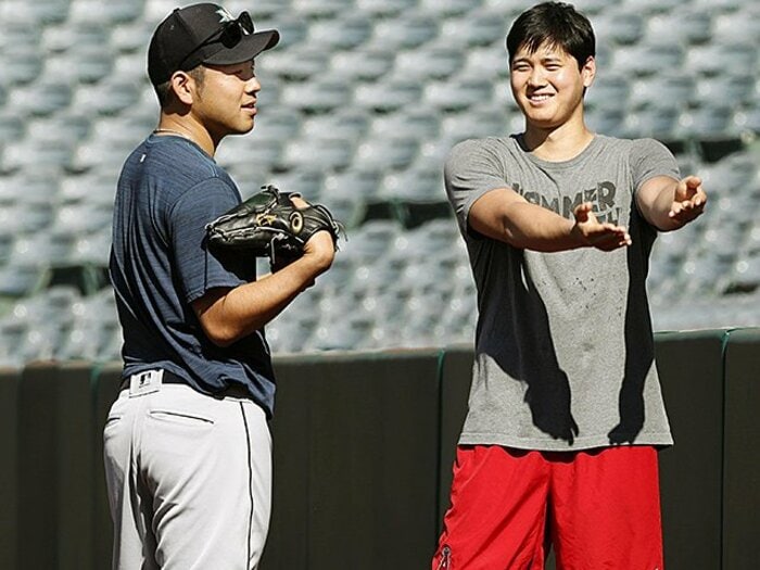 菊池雄星vs.大谷翔平「2番勝負」！本気のチェンジアップは通用するか。＜Number Web＞ photograph by Kyodo News