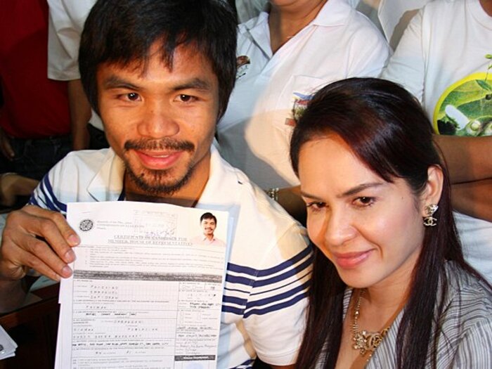 「国政」という難敵を次戦に選んだパッキアオ。～当選ならボクシングは引退!?～＜Number Web＞ photograph by Getty Images