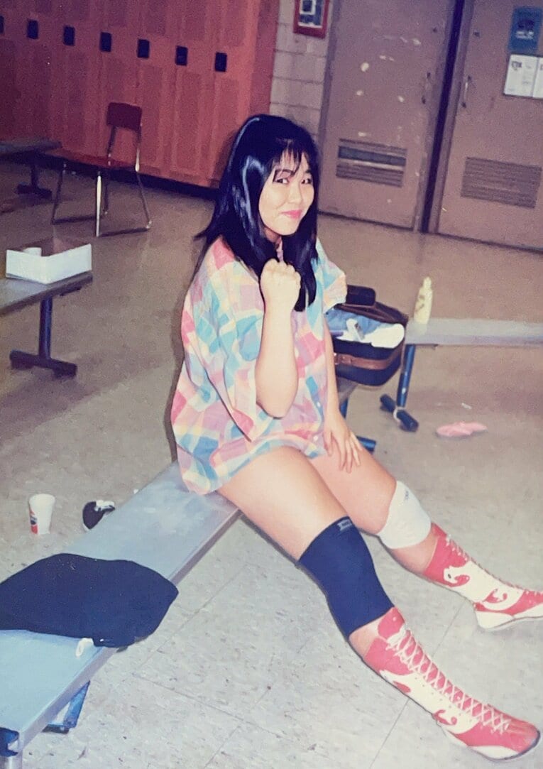 全女時代の立野さん　本人提供