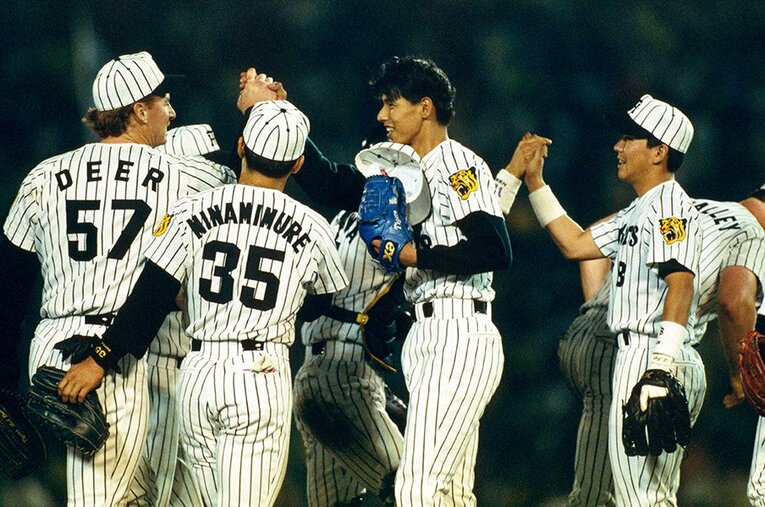 藪恵壹／阪神 ／ photograph by Kazuaki Nishiyama