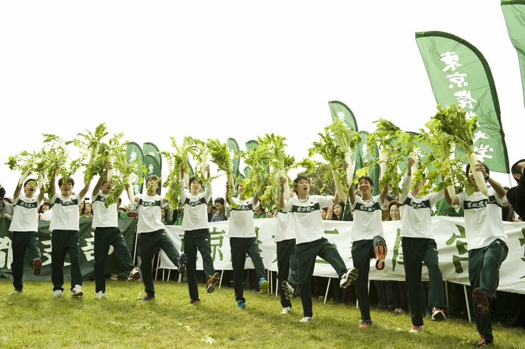 箱根駅伝の風物詩となっていた東農大の「大根踊り」　©Miki Fukano