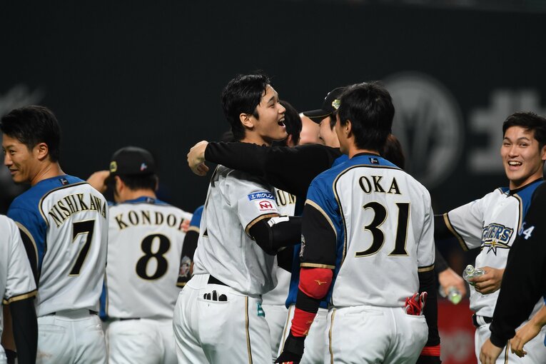 2016年日本シリーズでの大谷　©Hideki Sugiyama