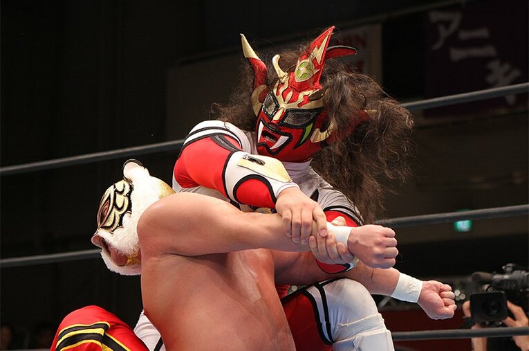 ジュニアヘビー級の底上げに多大な貢献をしたライガー。彼の功績はこれからも若き戦士たちの指針となるだろう。 ／ photograph by AFLO