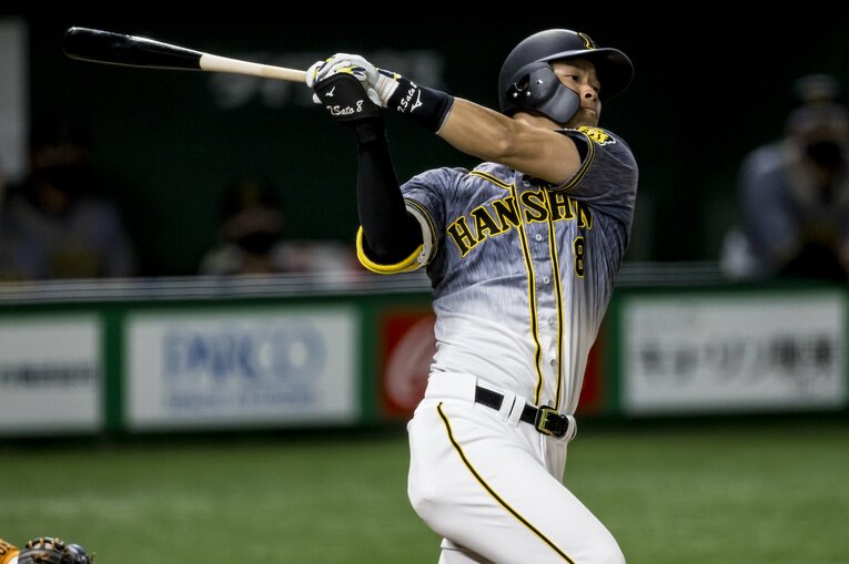 来季の虎を担う佐藤輝　©︎Kiichi Matsumoto