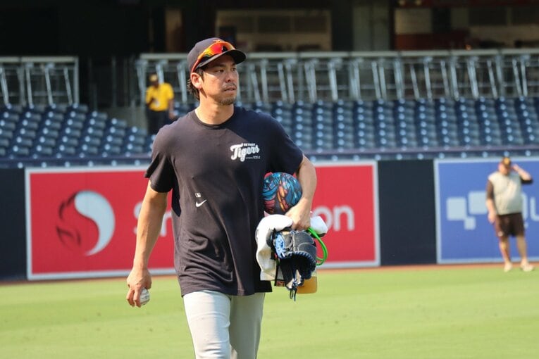 タイガース時代の前田　©Yuki Yamada