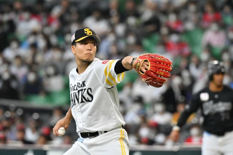 ソフトバンク黄金期を支えた千賀滉大（現メッツ） ©Hideki Sugiyama