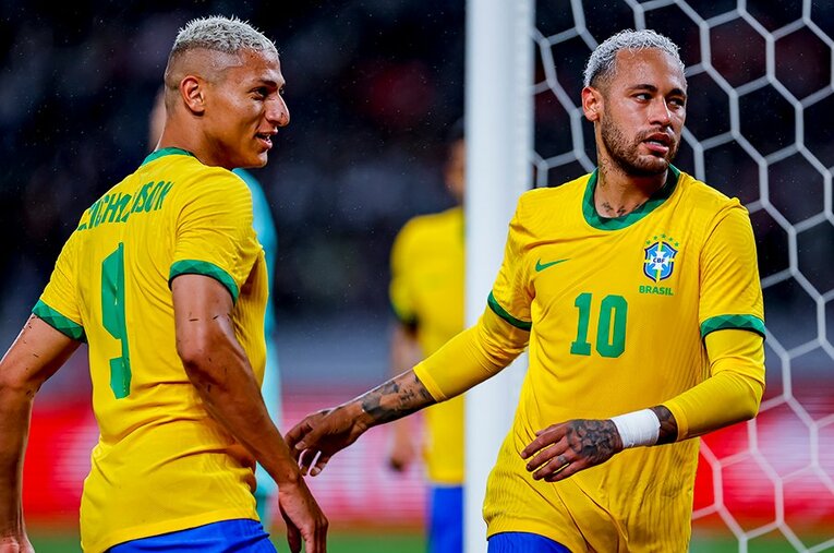 1-0で日本に勝利したブラジル　©Kiichi Matsumoto/JMPA