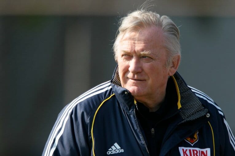 2007年、日本代表監督時代のオシム ／ photograph by Toshiya Kondo