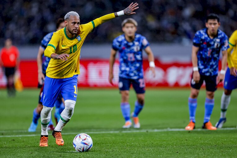 ネイマールのPK　©Kiichi Matsumoto/JMPA