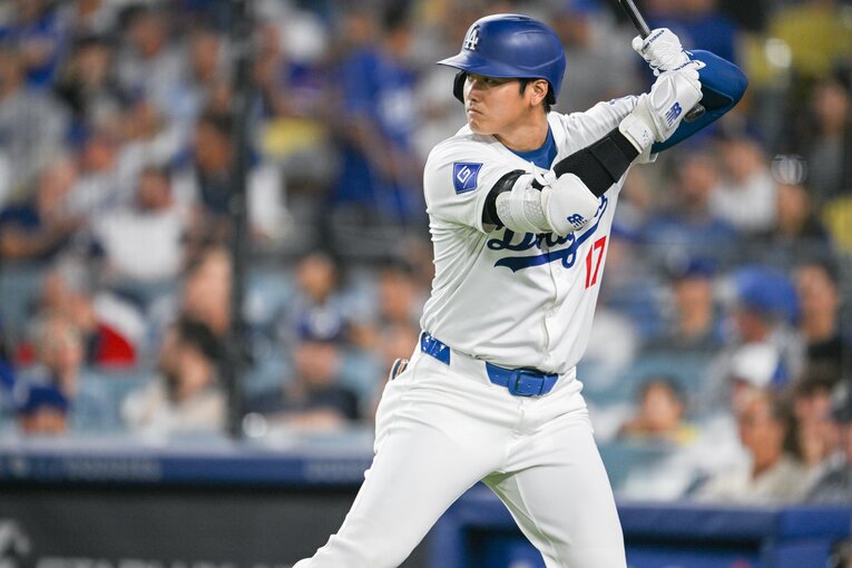 北條が戦力外通告を受けた2023年オフ。大谷はドジャースと10年総額7億ドル（約1041億円）というMLB史上最高額の契約を結んだ ©Nanae Suzuki