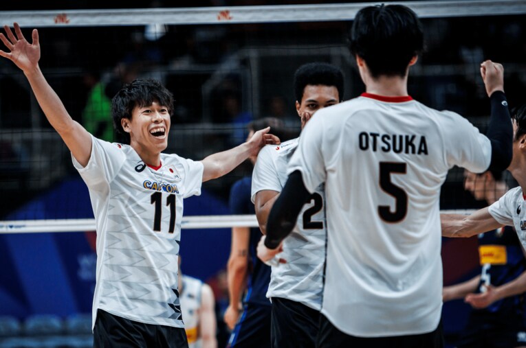 富田将馬（VNLイタリア戦）©︎Volleyball World