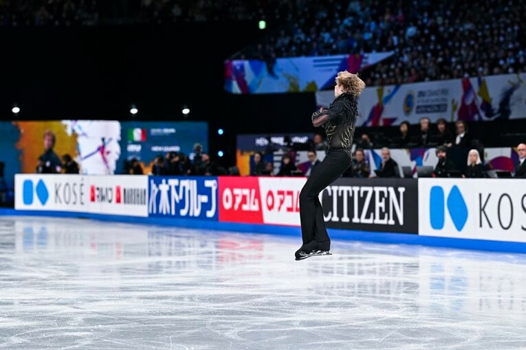 GPファイナルで圧巻の優勝を果たしたイリア・マリニン　©Asami Enomoto