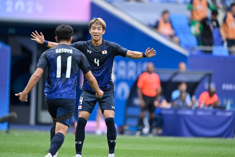 関根大輝が飛躍的に成長したと振り返るパリ五輪・スペイン戦　©Takuya Nakachi/JMPA