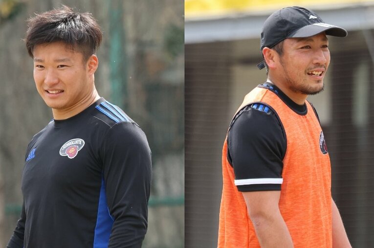 流大（右）、齋藤直人と2人の日本代表SHを擁する東京サントリーサンゴリアス。贅沢すぎる起用法を田中監督に聞いた ／ photograph by Nobuhiko Otomo