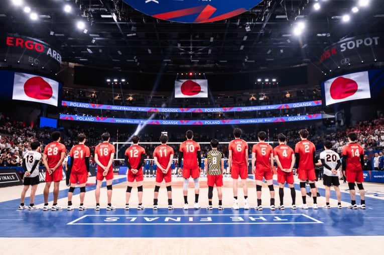 ネーションズリーグ3位決定戦（vsイタリア）©︎FIVB