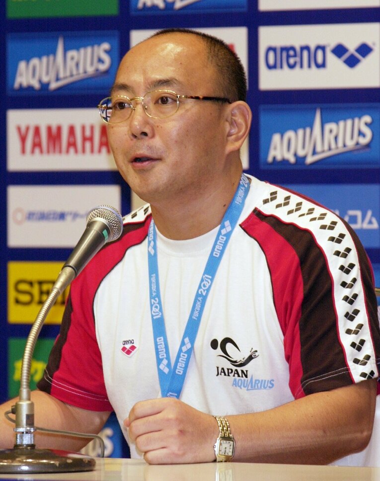 競泳日本代表を立て直した上野広治氏　©JIJI PRESS
