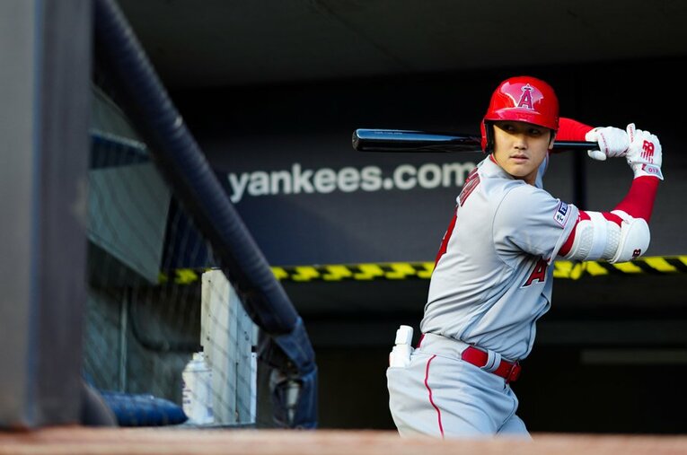 ニューヨークでも大きな注目を浴びていた大谷翔平 ／ photograph by Getty Images