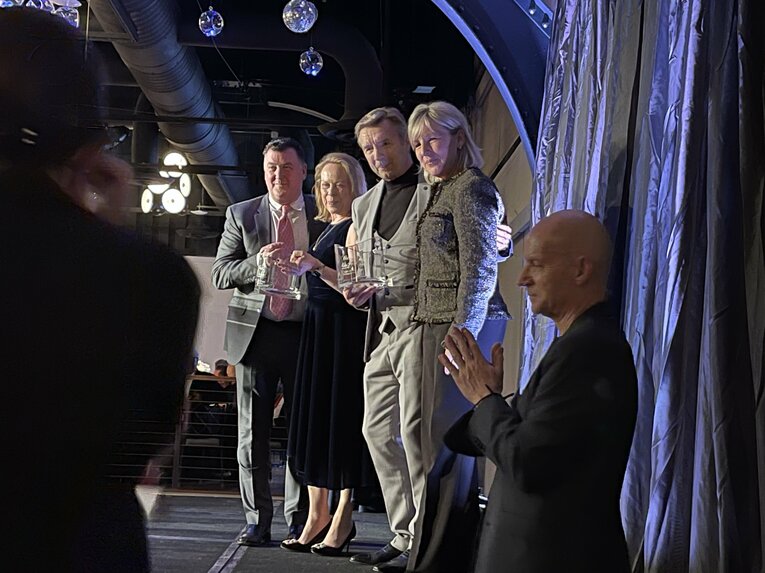 「Ice Theatre of New York」35周年を記念したガラパーティの様子　©Akiko Tamura