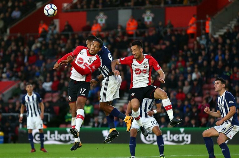 サウサンプトン時代のファンダイクと吉田©Getty Images