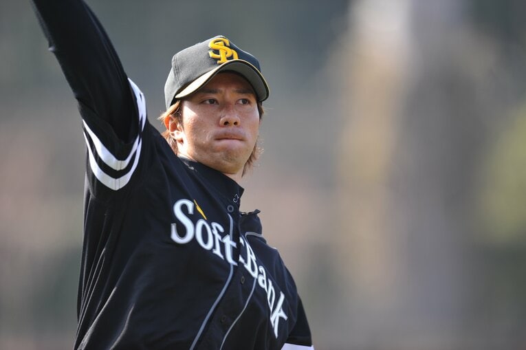 馬原孝浩監督の現役時代　©BUNGEISHUNJU