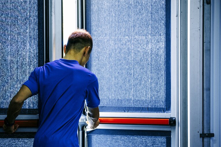 クロアチア戦翌日の会見　©Kiichi Matsumoto/JMPA