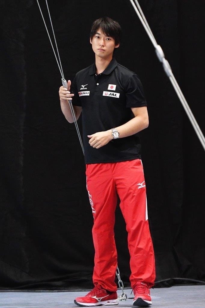 順大コーチ時代の福尾さん。萱や谷川などの代表選手たちも指導した／事務所提供