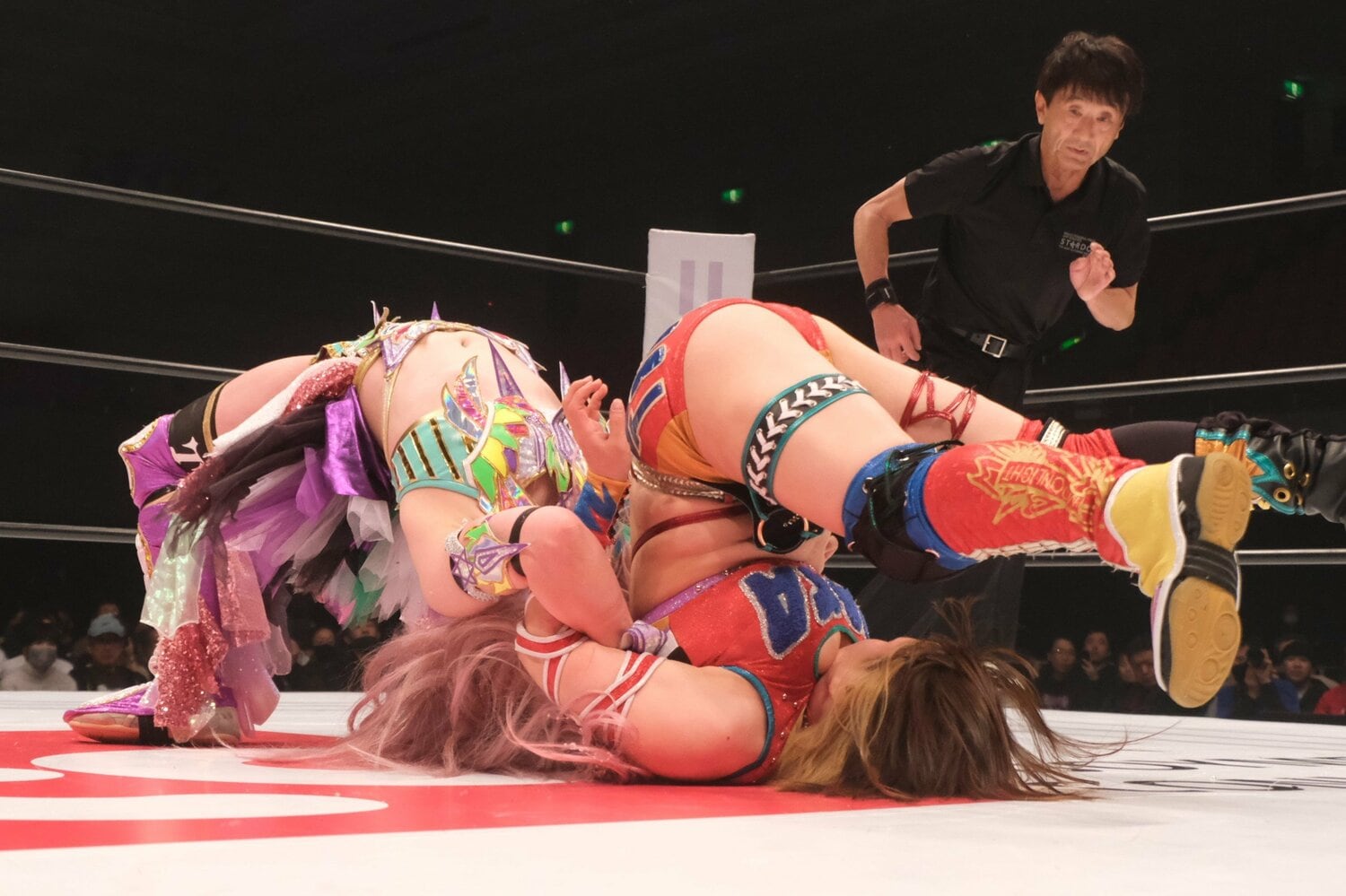 月山から3カウントを奪い、たむが復帰戦を勝利で飾った