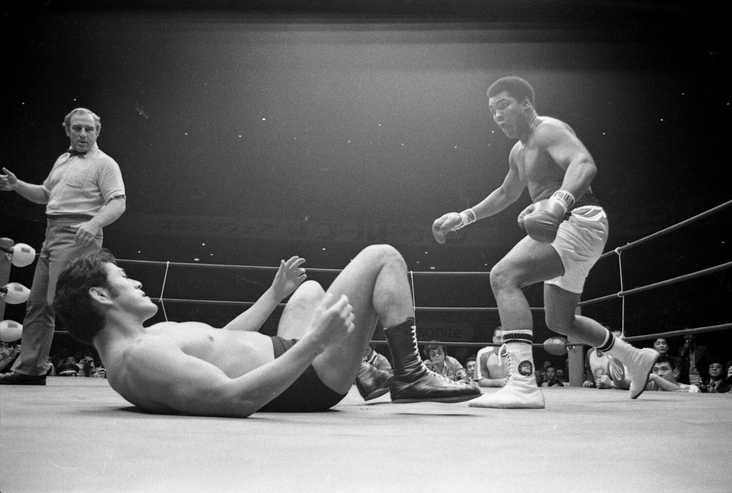 戦前のアリの肉声テープには、その後の試合内容…いわゆる「猪木アリ状態」を彷彿とさせる言葉も　©JIJI PRESS