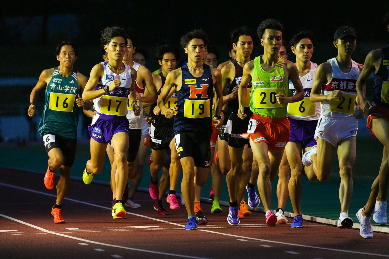 出雲駅伝“第7区”とも呼ばれるレース後の記録会の様子 ©Stoshi Wada