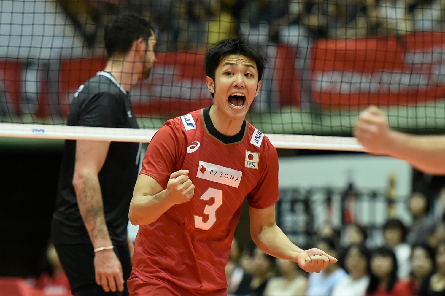 日本代表の一員として活躍する藤井直伸(2019年) ©Getty Images