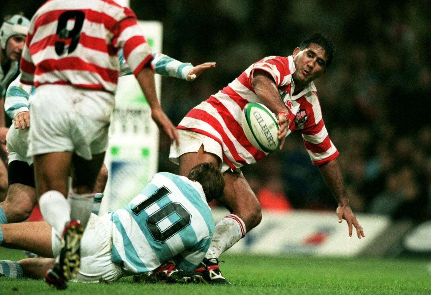 1999年W杯で日本代表として活躍したジェイミー・ジョセフ ©Press Association/AFLO