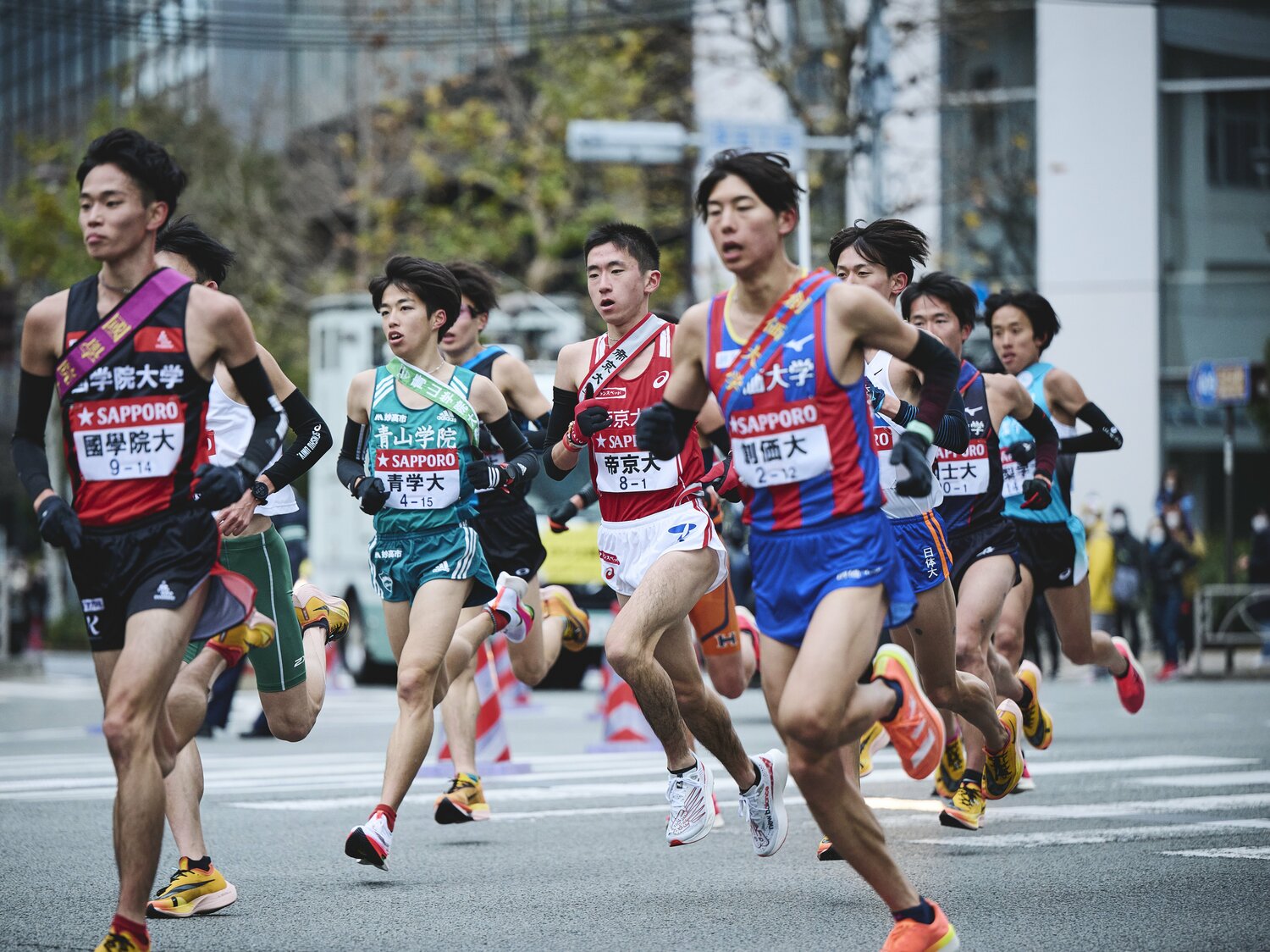 1区志貴の快走が青学大の総合優勝に向けて「大きなポイントだった」と竹石さんは振り返る　©Yuki Suenaga