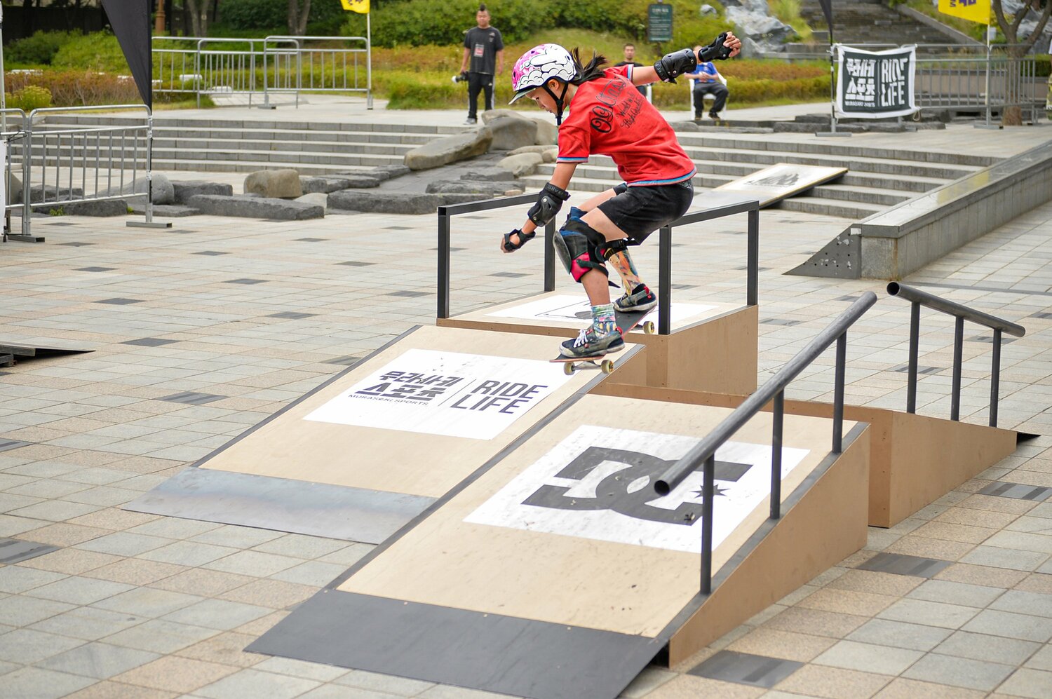 2016年に韓国で開催されたASIAN OPENで優勝した四十住。この頃は国内にパークスタイルのコンテストはほとんどなかった　©Yoshio Yoshida