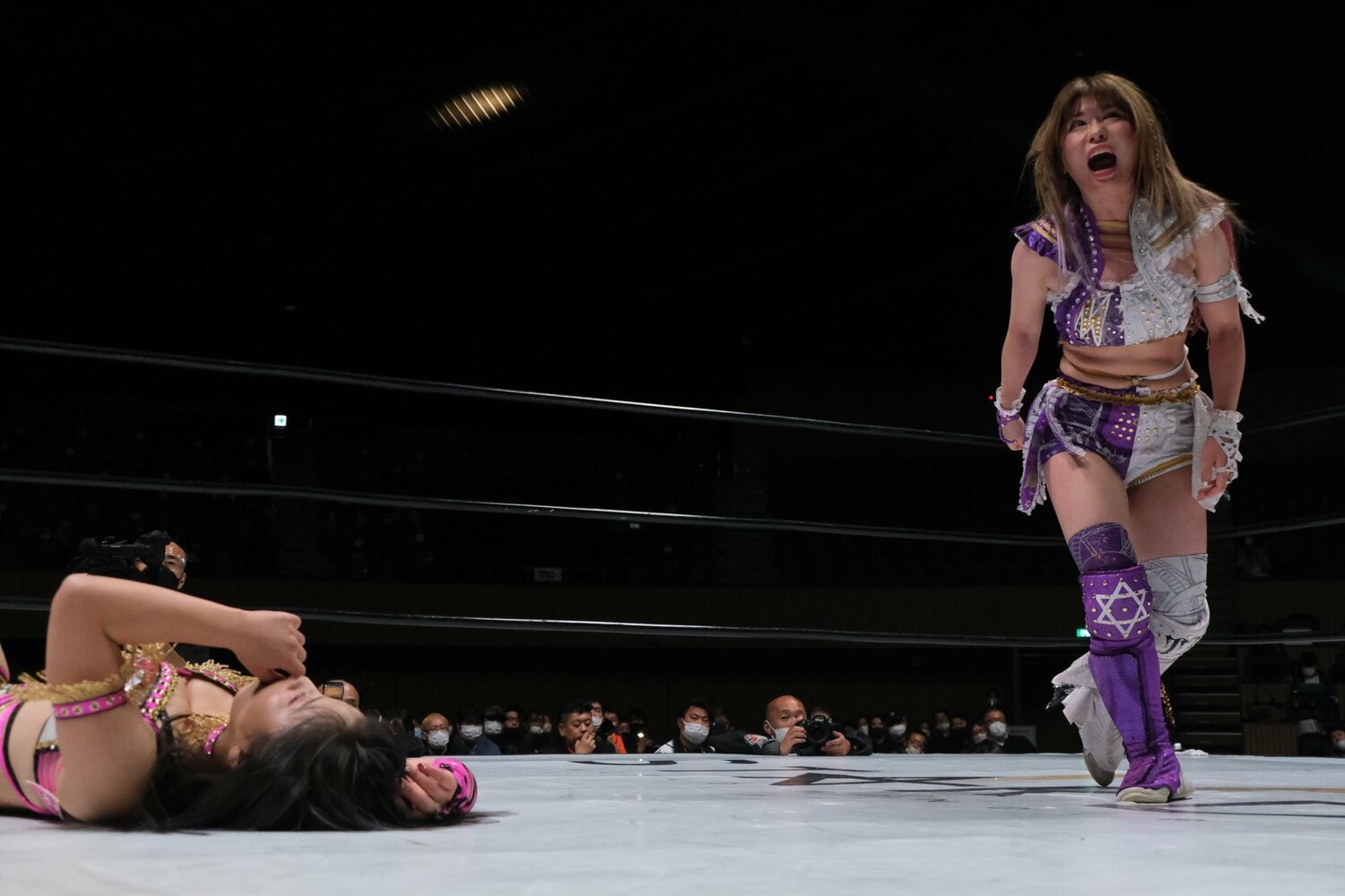 たむにとってリングとは、「自分が一番“生きてる”と思える場所」だ　©Norihiro Hashimoto