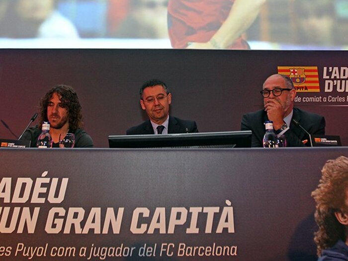 2人の偉大な“カピタン”が退団。バルサが遂に認めた「1つの終わり」。＜Number Web＞ photograph by FC Barcelona via Getty Images