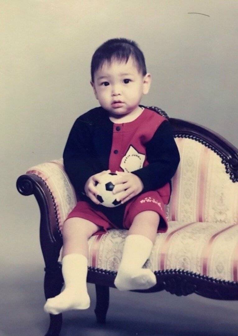 山内晶大の幼少期　（写真/母・純子さん提供）