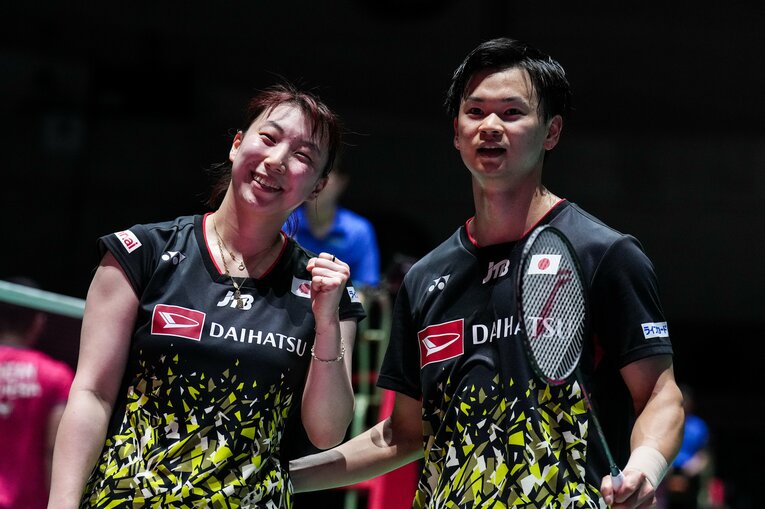 今大会の優勝で、パリ五輪にも更なる期待がかかる渡辺・東野。二人の今後に注目だ　©Getty Images