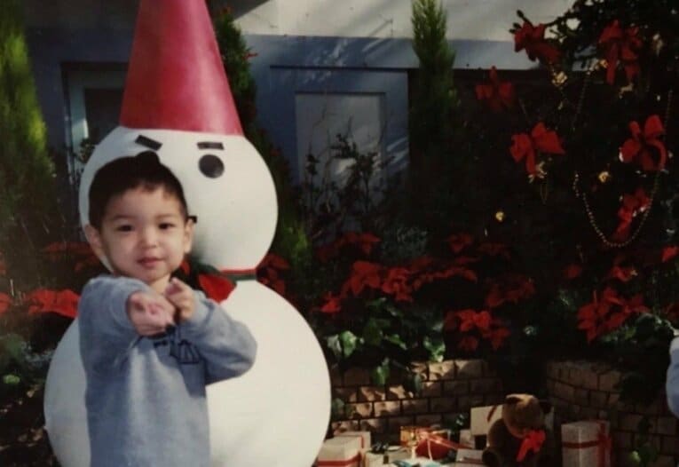 山内晶大の幼少期　（写真/母・純子さん提供）