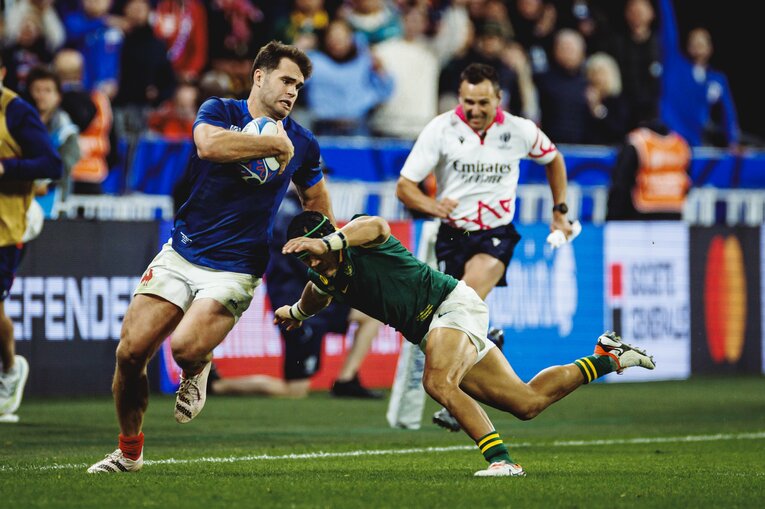 フランス代表WTBダミアン・プノー　©︎Kiichi Matsumoto