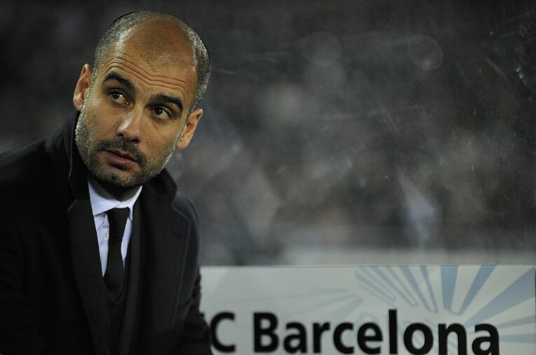 サッカー界が誇る名将グアルディオラがバルサを率いた頃。2022年1月18日で51歳となった ／ photograph by Takuya Sugiyama