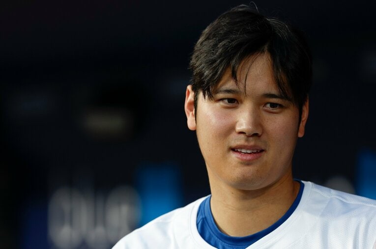 2025年シーズン序盤戦、大谷翔平は長女誕生という人生の節目を迎えた ／ photograph by Brandon Sloter/Getty Images