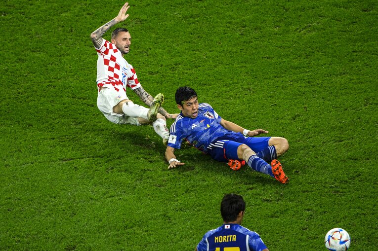 2022年カタールW杯 クロアチア戦　©︎Takuya Sugiyama／JMPA