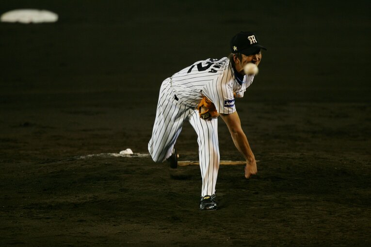 阪神・藤川球児（2005年）©︎Koji Asakura