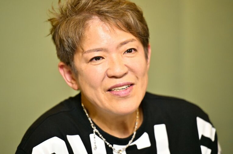 プロレス引退後の現在は銀座で会員制スナックを経営するライオネス飛鳥さん ／ photograph by Hideki Sugiyama