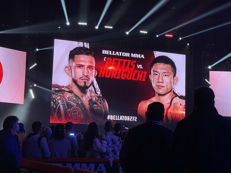 Bellator世界バンタム級タイトルマッチ、セルジオ・ペティス戦（現地写真）