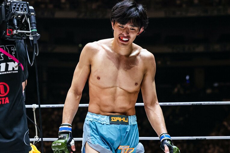 RIZIN2戦目となった桜庭大世は、腕ひしぎ十字固めで中村大介に敗れた ／ photograph by RIZIN FF Susumu Nagao