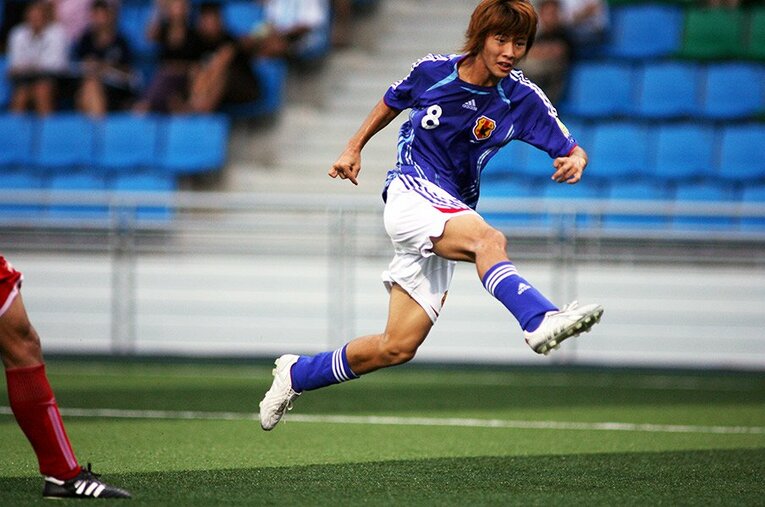 U-17日本代表時代の柿谷　©FAR EAST PRESS/AFLO