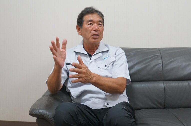 現在の田村勤さん。かつてリリーフ投手として阪神、オリックスで活躍した ©NumberWeb